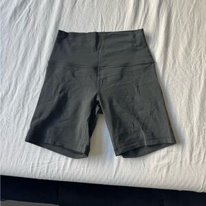 Lululemon grey bike shorts